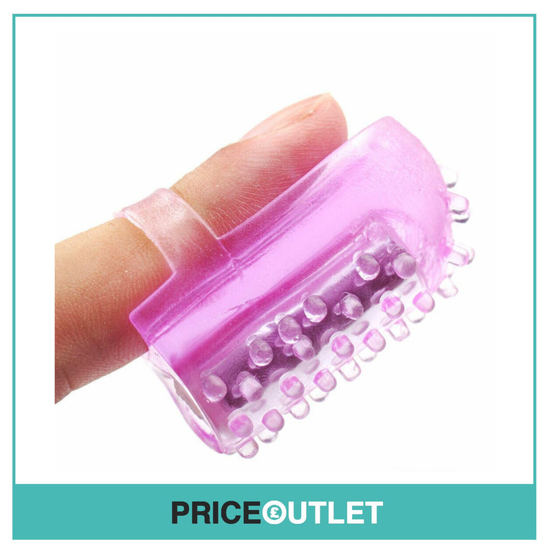 Mini Vibrating Finger Sleeve Massager Powerful Vibration Massage Wand