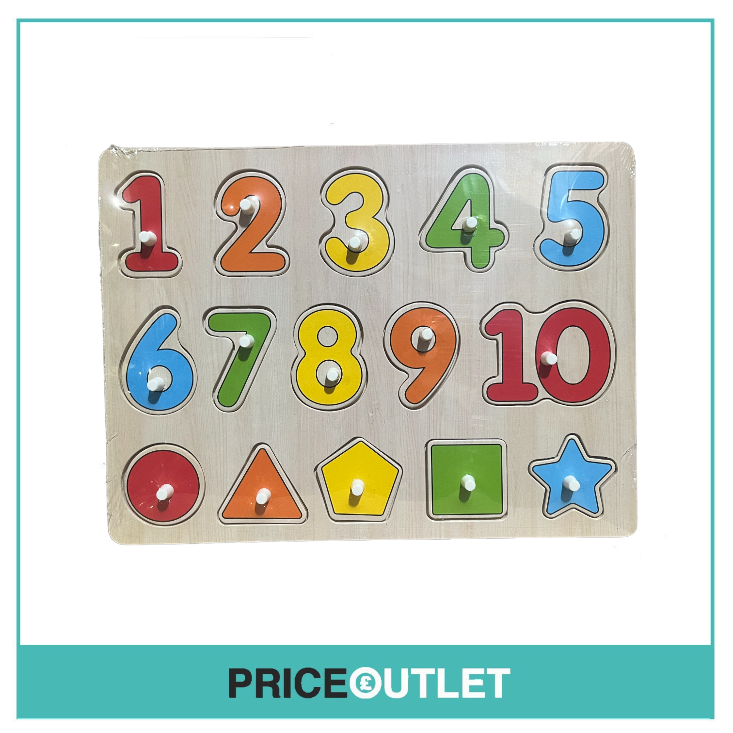 Woodlets Lift And Look Numbers Puzzle - Brand New Sealed
