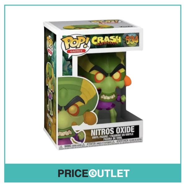 Funko Nitros Oxide #534 Crash Bandicoot -  BRAND NEW IN A FREE POP PROTECTOR