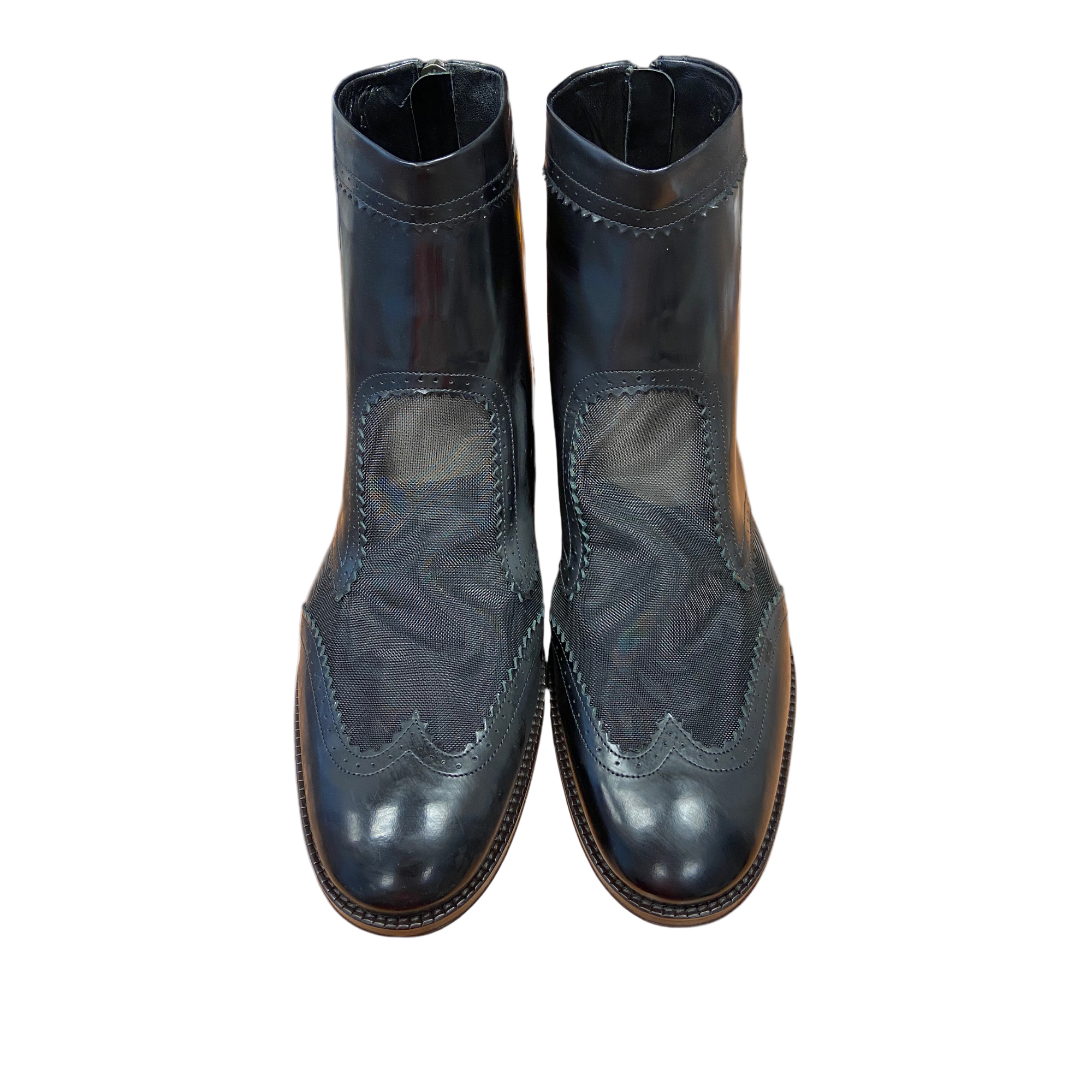 Christopher Kane - Leather and Mesh Chelsea Boot 'Black' - Size 41 - BRAND NEW