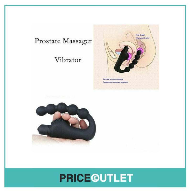 Vibrating Male Prostate Massager Beads Anal Butt Plug Dildo Vibrator Sex Toys