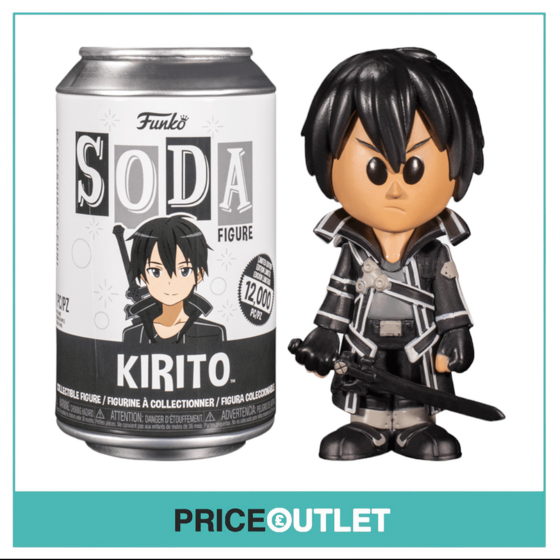 Funko Soda - Kirito Figure In Soda Can With Chance Of Metallic Chase! Sword Art Online LE12,000pcs