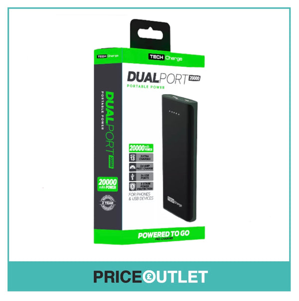 Tech Charge - Dual Port - Fast Charging - BRAND NEW