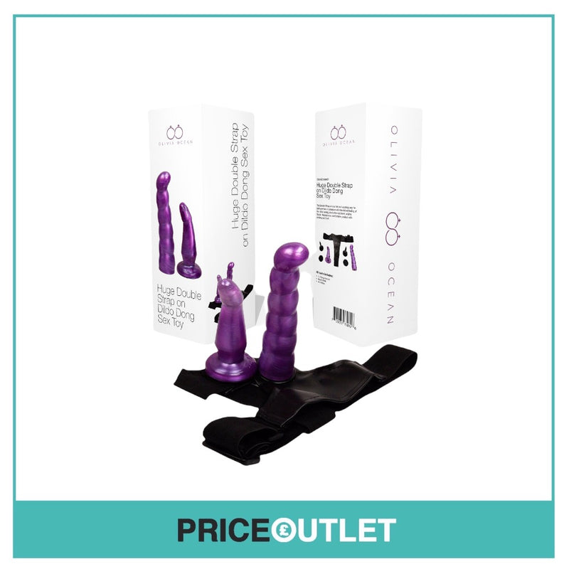 Strap on Dildo Double Ended Sex Toy with Harness Lesbian