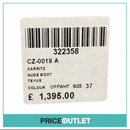 Carritz - Nude Teyus Boot 'Off-White' - Size 37 - Slight Marks on Shoes