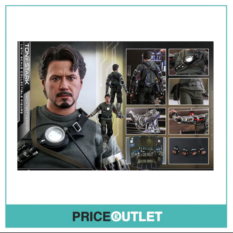 Hot Toys - Iron Man - Tony Stark (Mech Test Version) 1/6th Scale Collectible Figure