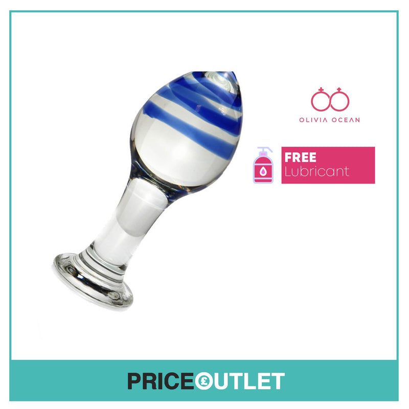 Glass Anal Butt Plug G-Spot Stimulation,