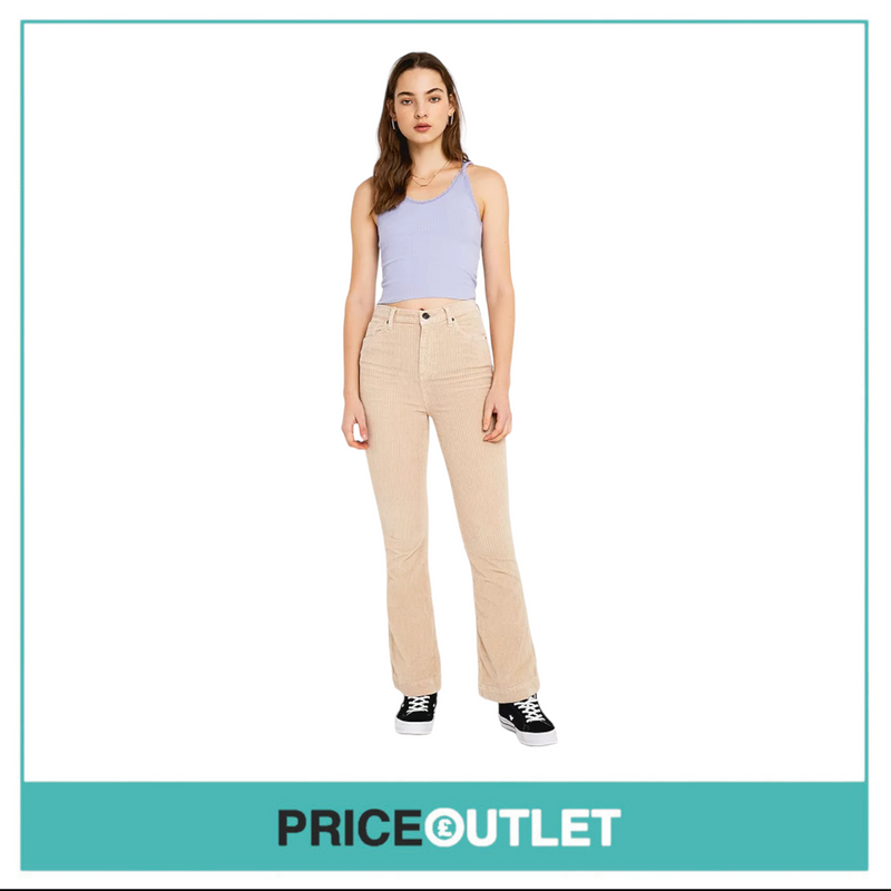 BDG Ecru Corduroy Flare Jeans - W24 L30 - BRAND NEW WITH TAGS