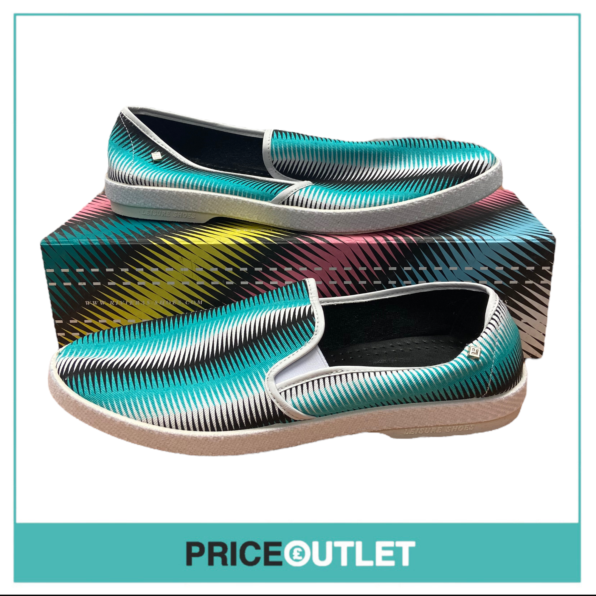 Rivieras - Rivieras De Cardenas Mens 'Black/Green' - Size 43 - BRAND NEW