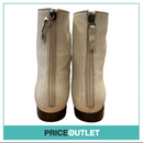 Carritz - Nude Teyus Boot 'Off-White' - Size 37 - Slight Marks on Shoes