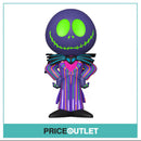 Black Light Jack Skellington Funko Soda Vinyl Figure! - NBC - International LE8000Pcs - Chance Of Chase - Small Dent