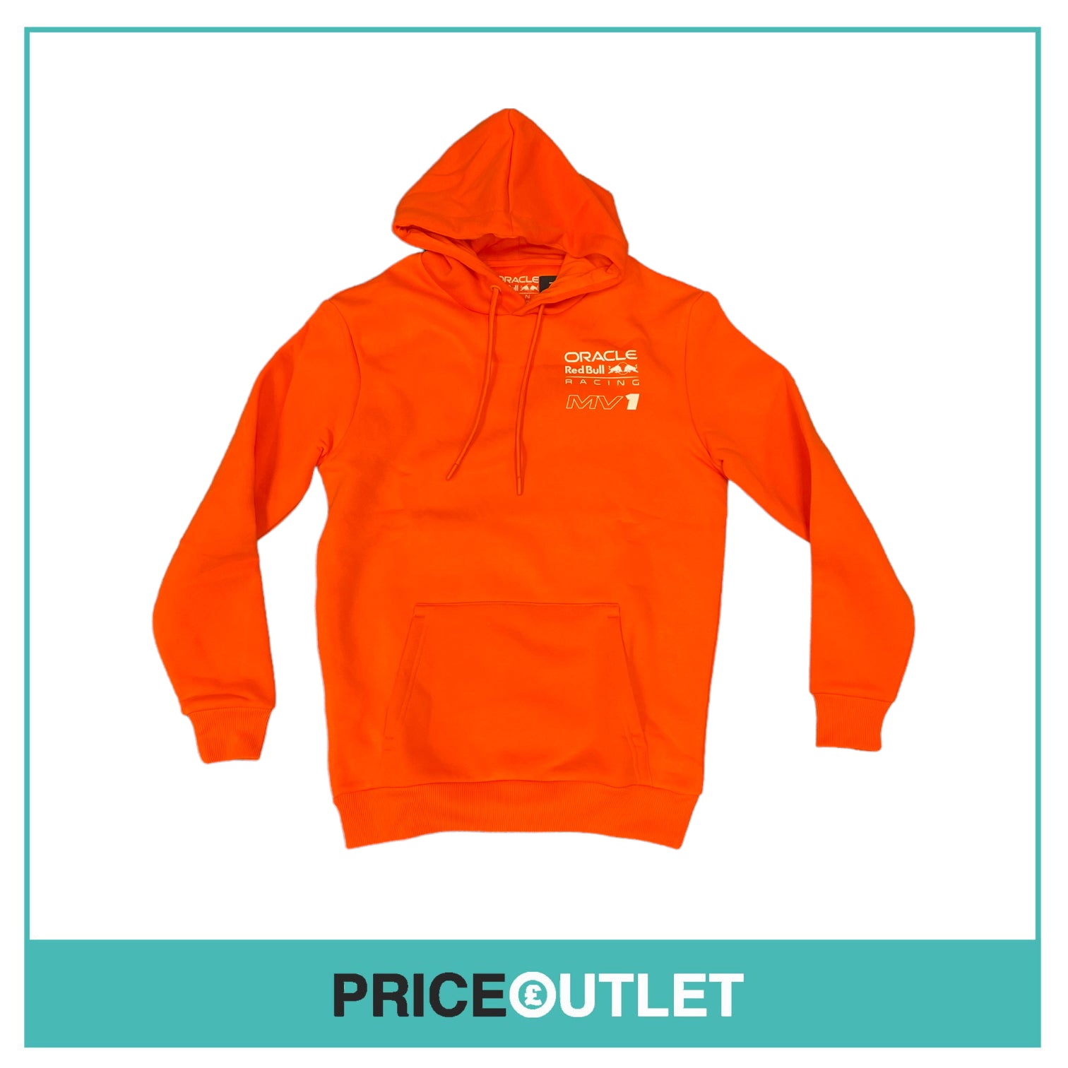 ORACLE RED BULL RACING UNISEX DRIVER MAX VERSTAPPEN HOODIE - EXOTIC ORANGE - 3XL