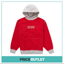 Supreme - Inside Out Hooded Sweatshirt 'Heather Grey' - Size S - BRAND NEW