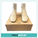 Carritz - Nude Teyus Boot 'Off-White' - Size 36 - Slight Marks on Shoes