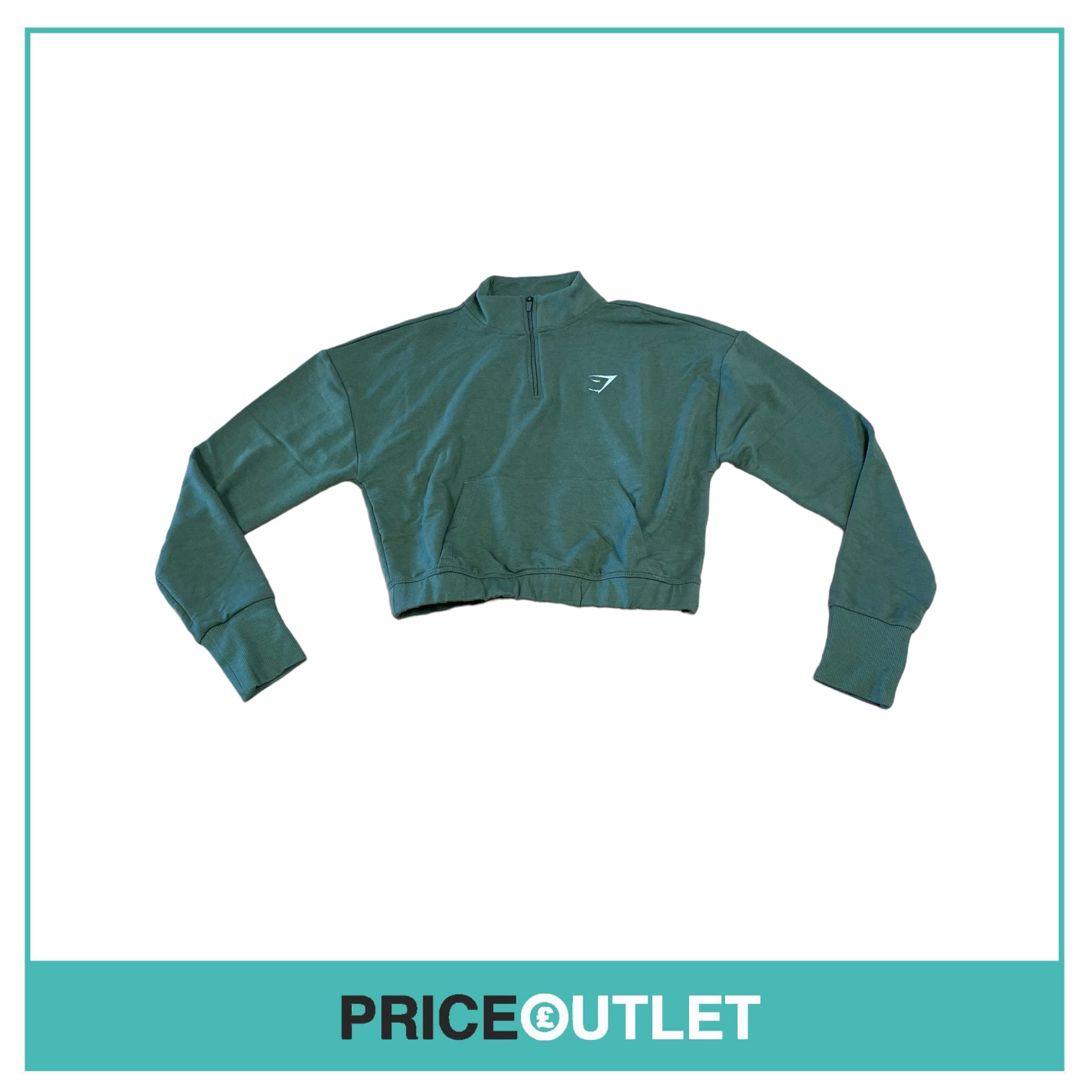 Gymshark Women’s Crest Tracksuit Top - Olive - Size XS - BRAND NEW IN PACKAGING