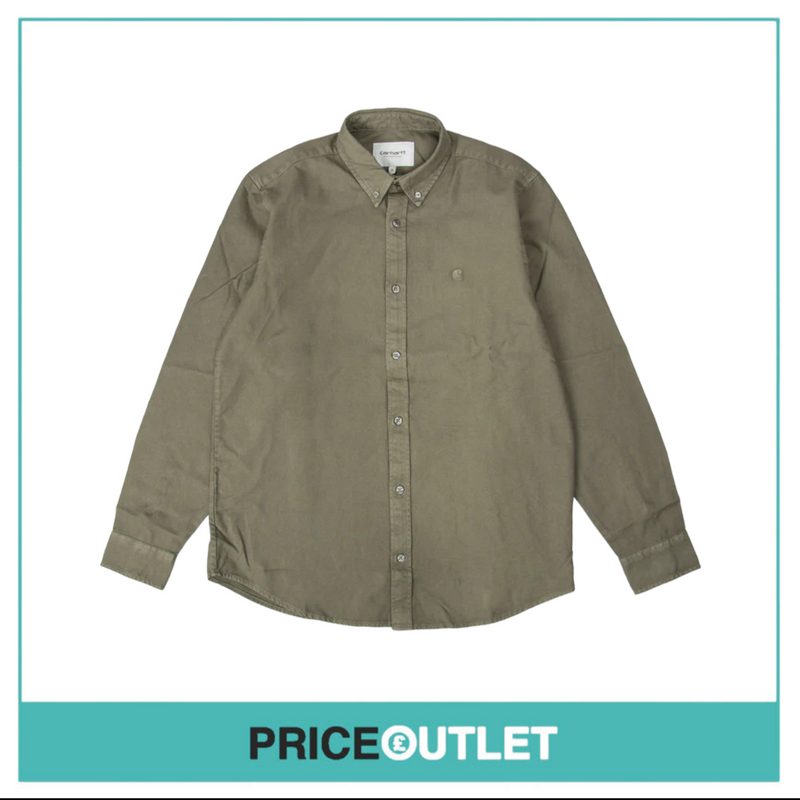 Carhartt WIP L/S Bolton Shirt - Salvia - S - BRAND NEW WITH TAGS