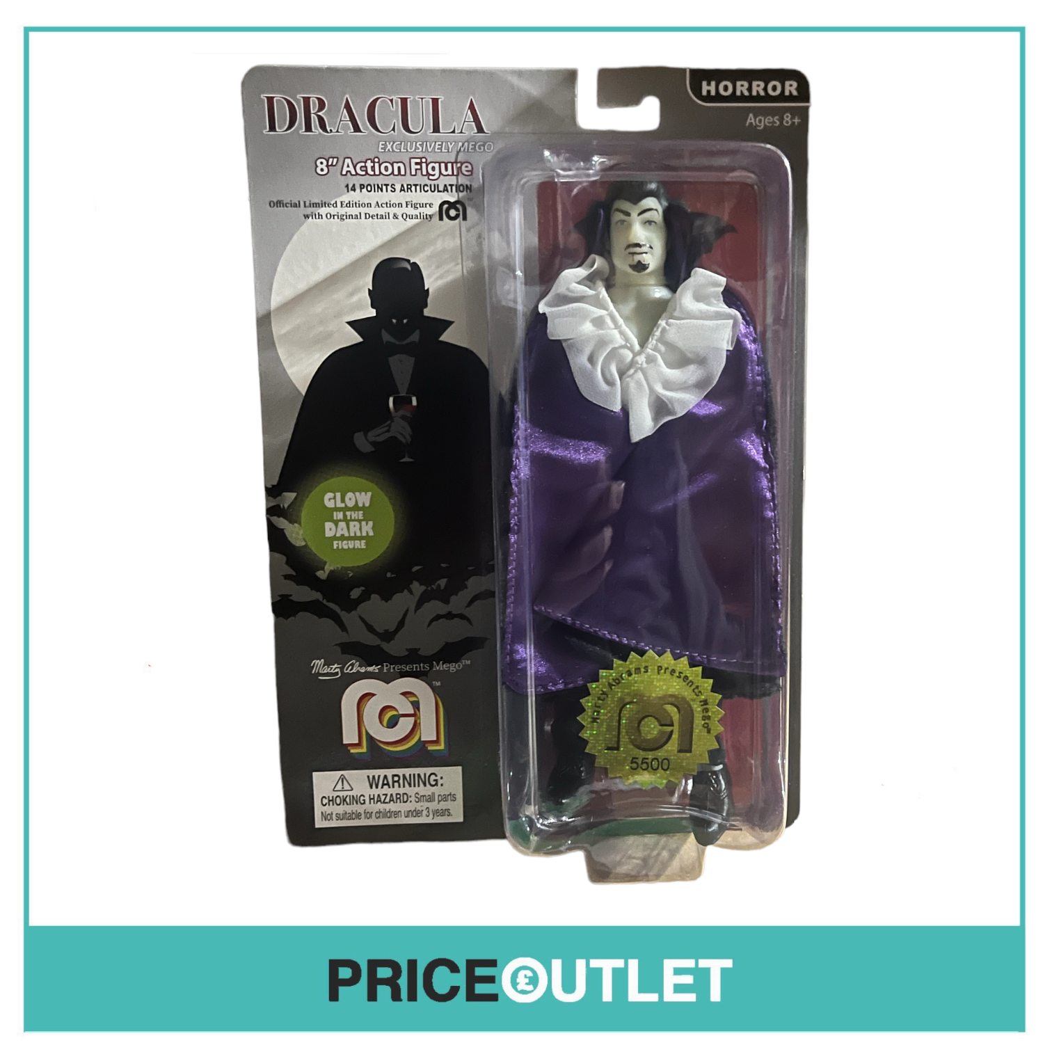 Dracula Action Figure - Glows In The Dark - Limited Edition - Brand New Sealed