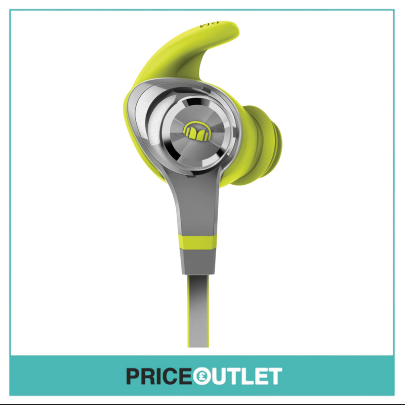 Monster - iSport Intensity - In Ear Bluetooth Headphones - Green - Brand New Sealed