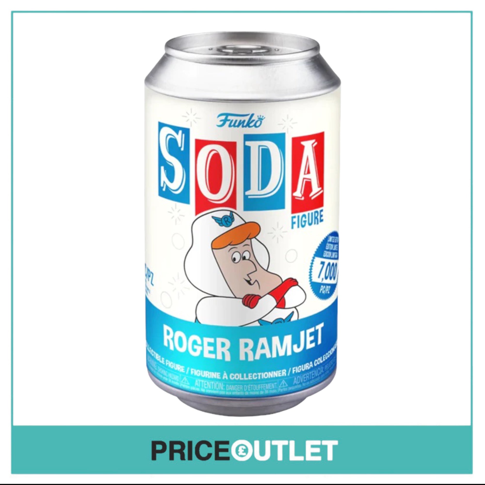 Roger Ramjet Funko Soda Vinyl Figure! - International LE4500Pcs - Chance Of Chase - Small Dent