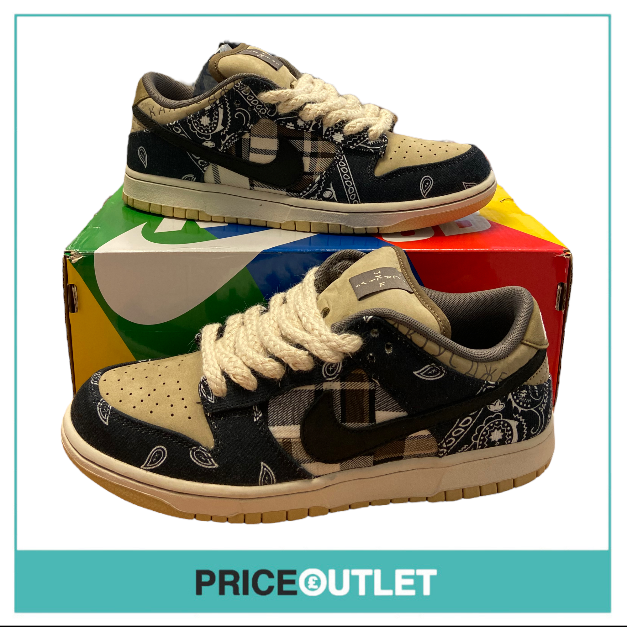 Nike - Travis Scott SB Dunk Low Pro 'Cactus Jack' - UK 8