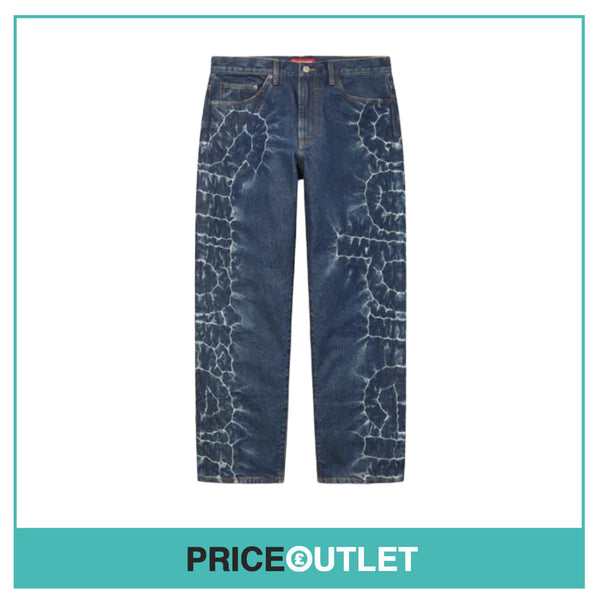 Supreme X Shibori - Loose Fit Jean - Indigo - Size 32 - BRAND NEW