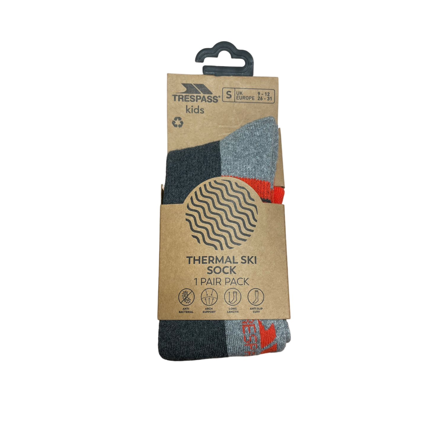 Trespass Kids’ Thermal Ski Sock - BRAND NEW IN PACKAGING