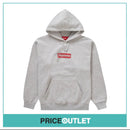 Supreme - Inside Out Hooded Sweatshirt 'Heather Grey' - Size S - BRAND NEW