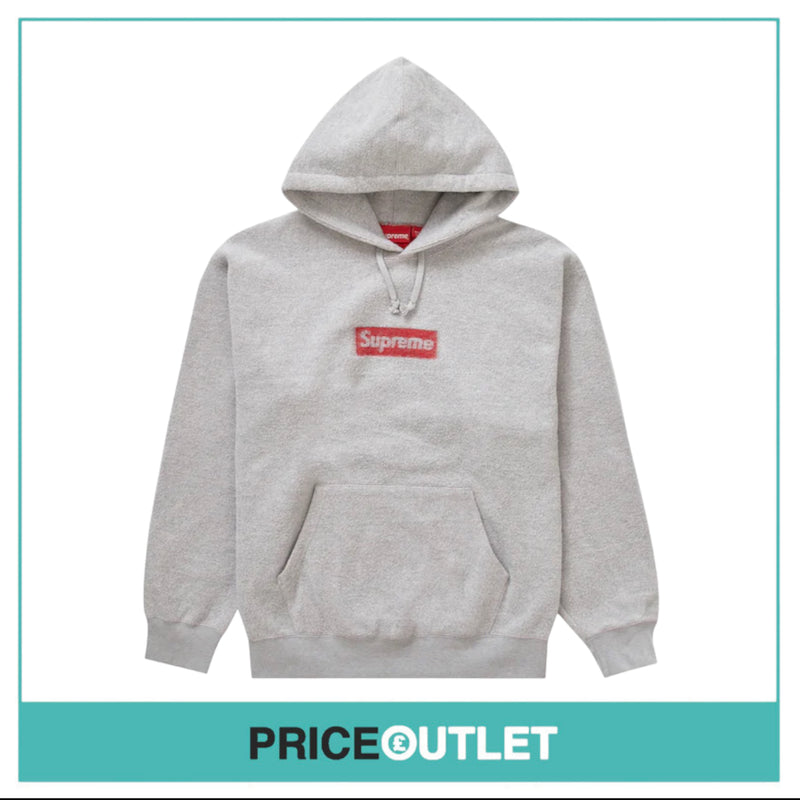 Supreme - Inside Out Hooded Sweatshirt 'Heather Grey' - Size S - BRAND NEW