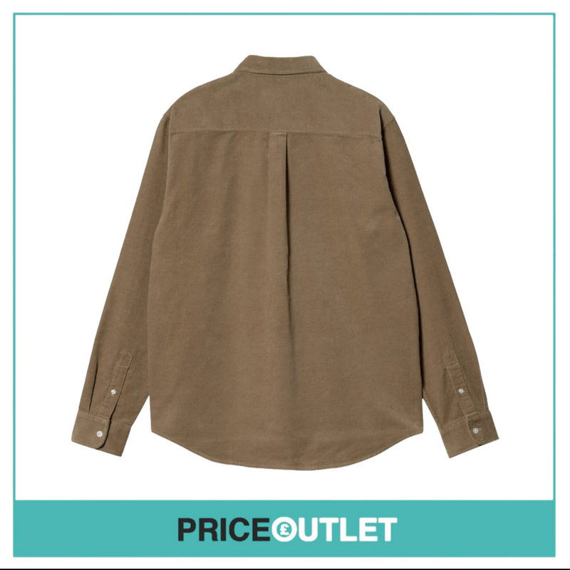 Carhartt WIP L/S Madison Fine Cord Shirt - Buffalo - XS - BRAND NEW WITH TAGS