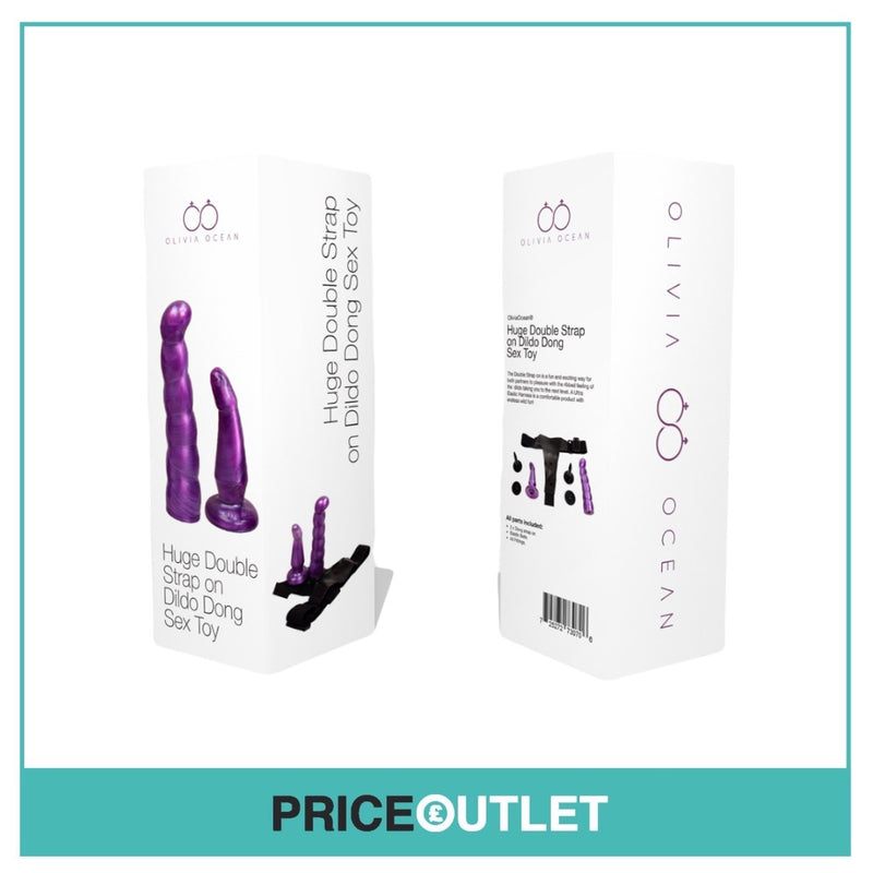 Strap on Dildo Double Ended Sex Toy with Harness Lesbian