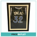 Autographed Shaquille O'Neal Jersey 'Black' (Framed)