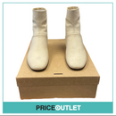 Carritz - Nude Teyus Boot 'Off-White' - Size 37 - Slight Marks on Shoes