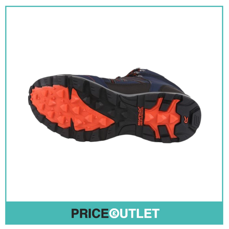 Regatta - Regatta Samaris II Waterproof Mid Walking Boots Navy Burnt Salmon