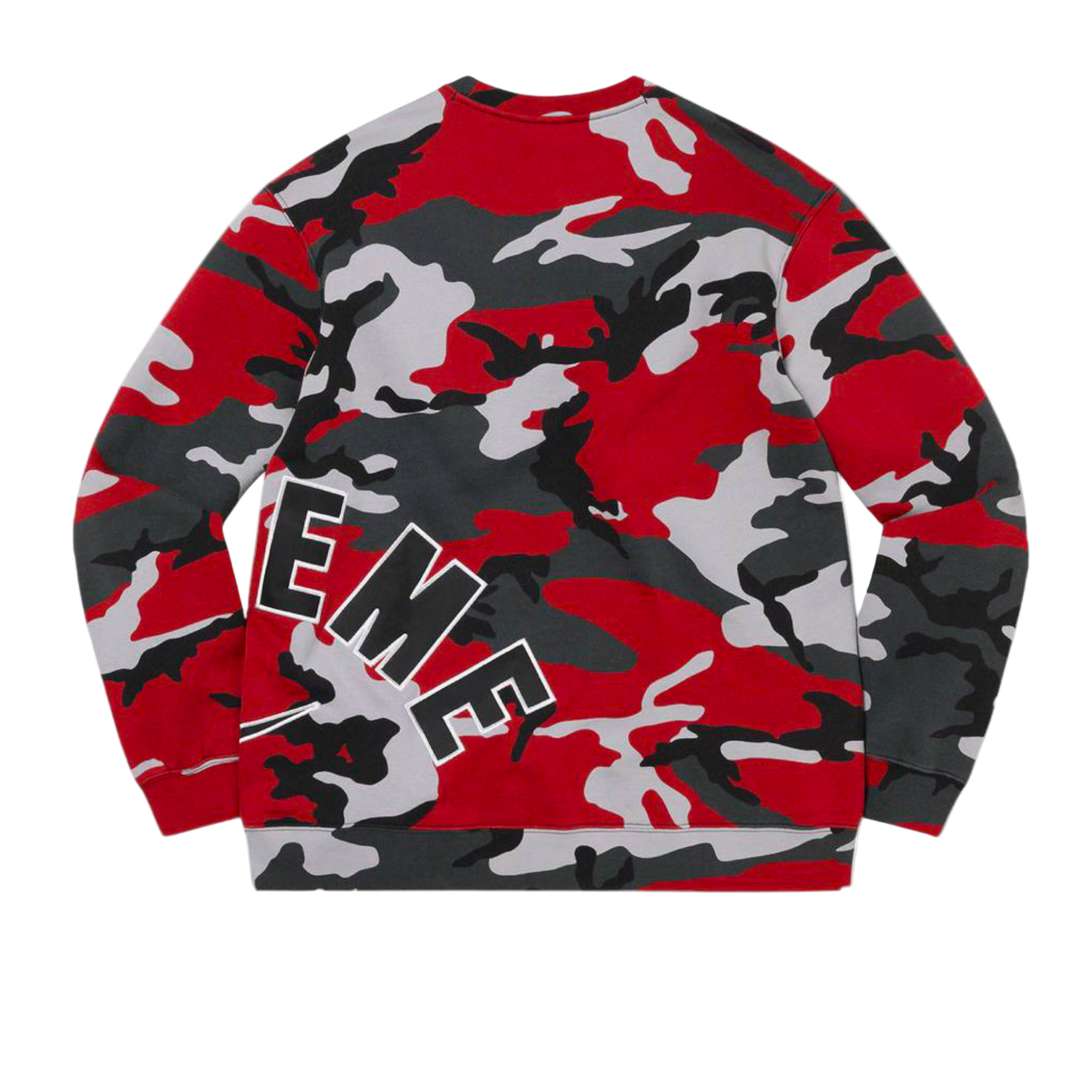 Supreme - Arc Crewneck 'Red Camo' - Size L