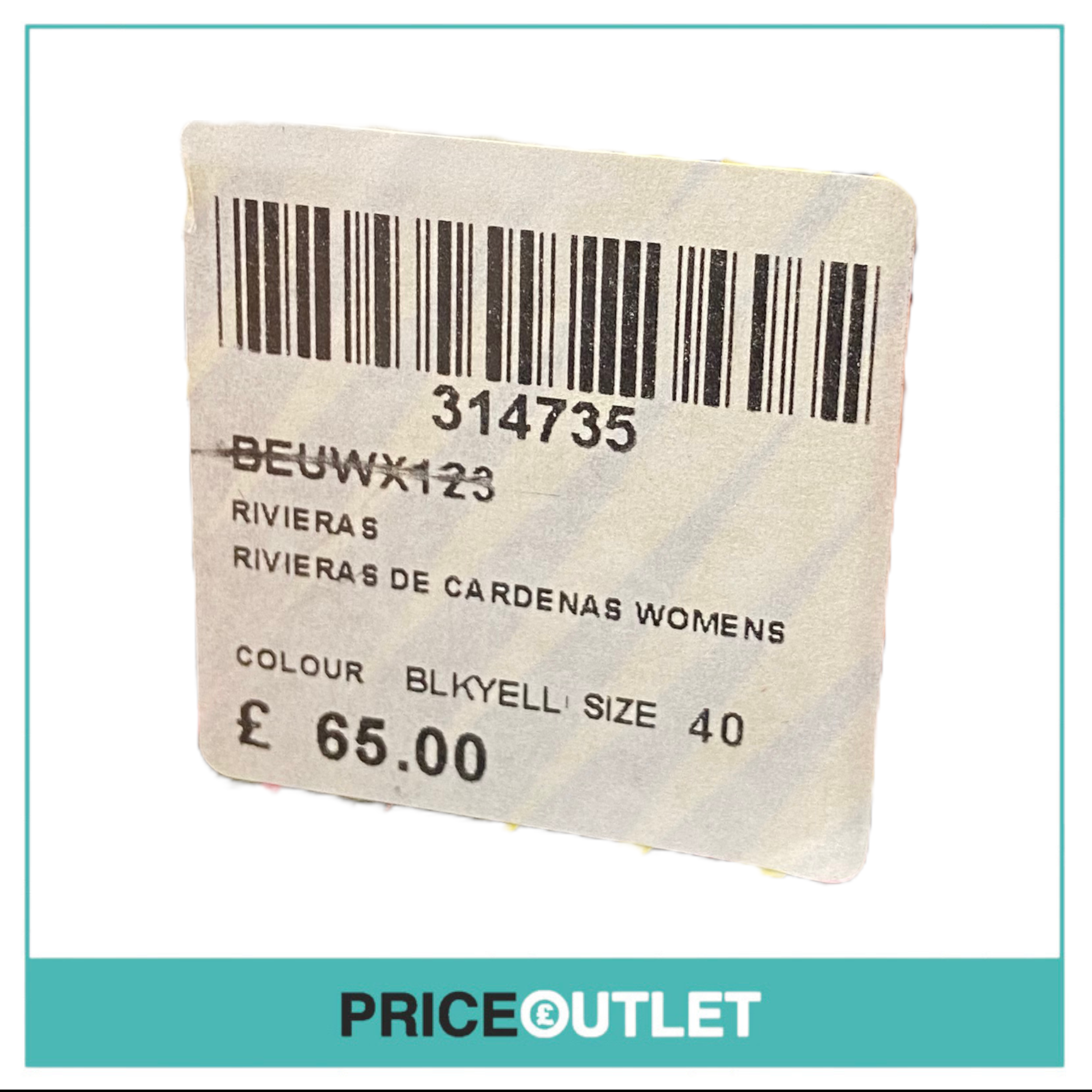 Rivieras - Rivieras De Cardenas Womens 'Black/Yellow' - BRAND NEW