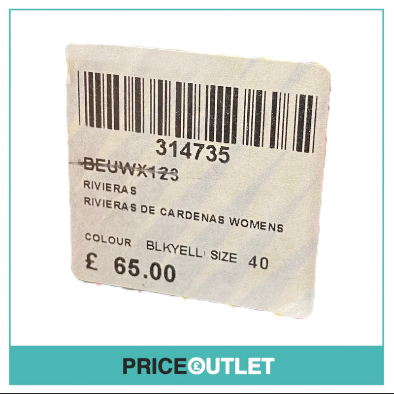 Rivieras - Rivieras De Cardenas Womens 'Black/Yellow' - BRAND NEW