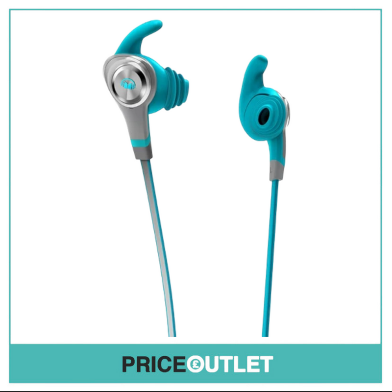 Monster - iSport Intensity - In Ear Bluetooth Headphones - Blue - Brand New Sealed