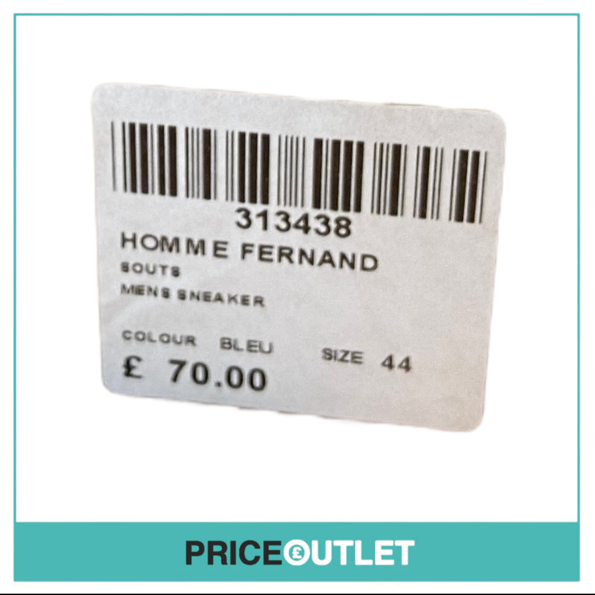 Souts - Homme Fernand Men's Sneakers 'Blue' - Size 44 - BRAND NEW