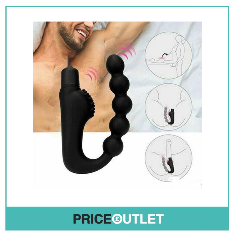 Vibrating Male Prostate Massager Beads Anal Butt Plug Dildo Vibrator Sex Toys