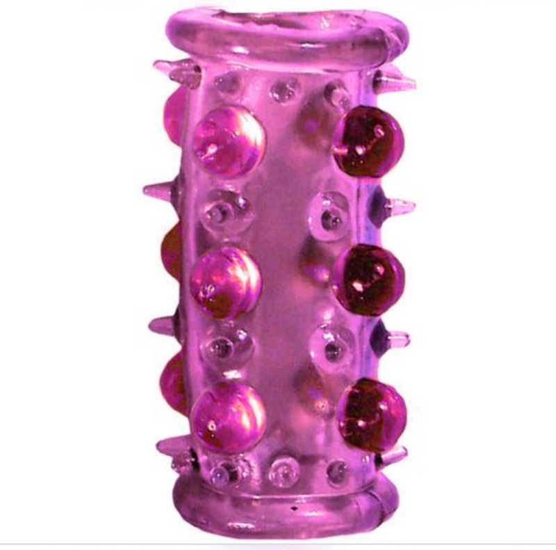 Reusable Silicone Ribbed Stimulate clitoris delay penis sleeve UK
